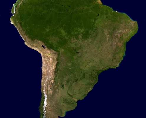 image of South America on blue background; 2024 International Propane Conference; Year in review - 2024