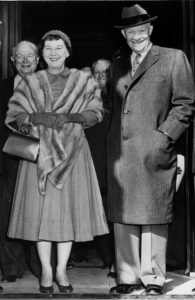 photo of President Eisenhower and First Lady