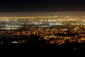 night view of San Jose, Costa Rica - a clean, green energy market