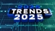 numbers 2025 above and under the word "trends"; What will the new year bring